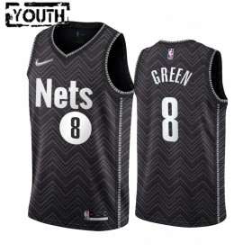 Dres Brooklyn Nets Jeff Green 8 2020-21 Earned Edition Swingman - Dječji